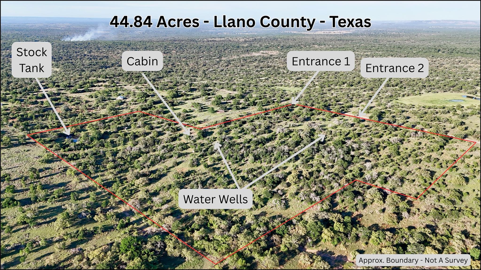 Aerial Site Map. Illustrating the property's boun