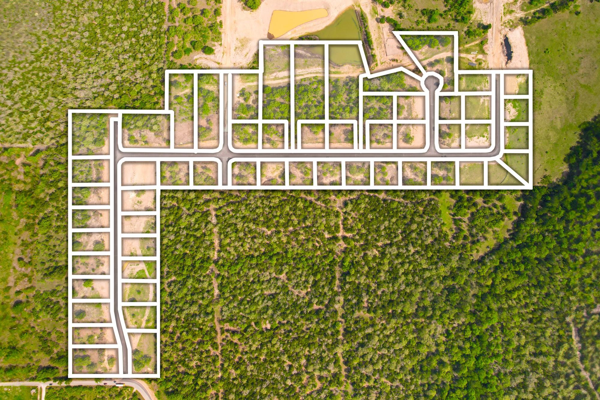 Property Subdivision Plan. Illustrating the prope