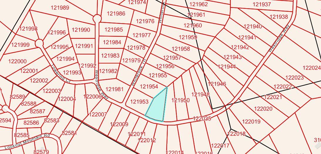 Plat Map. Illustrating the boundaries and identif