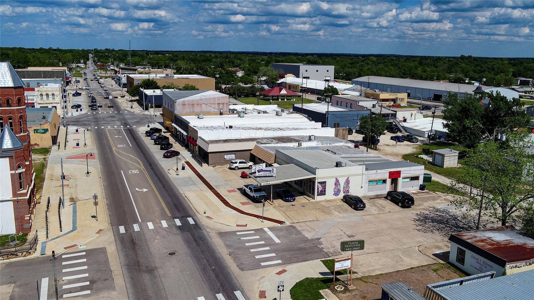 Commercial properties featuring street-level stor