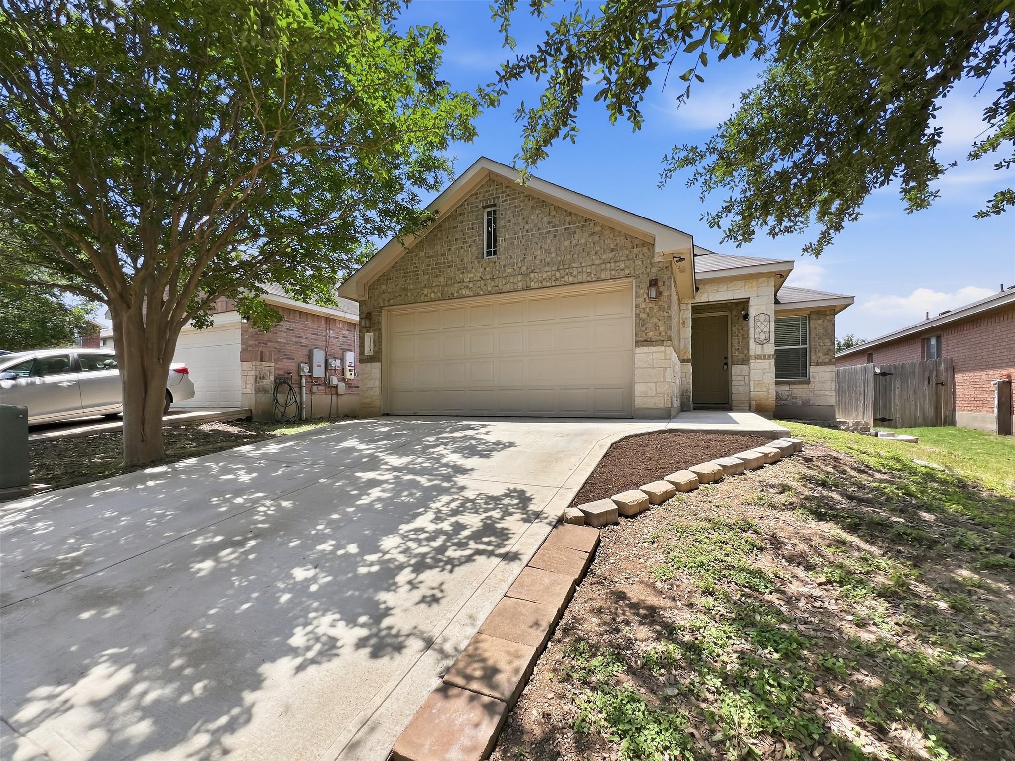 A welcoming front exterior showcasing an attached