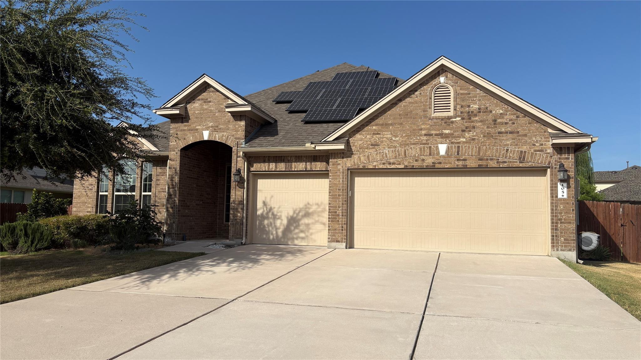 Classic brick craftsmanship defines the exterior 