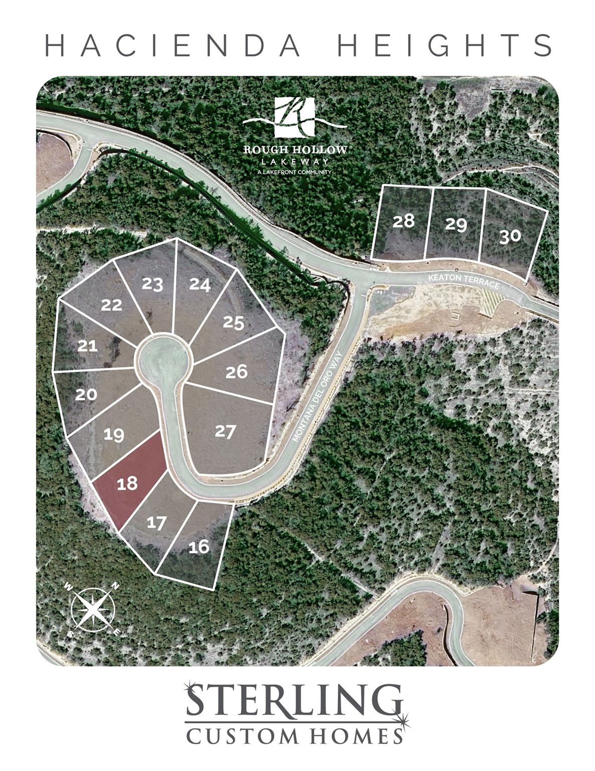 Property Lot Map. Illustrating lot configurations