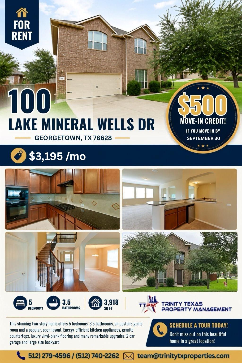 Listing photo 1 of 100  Lake Mineral Wells Dr