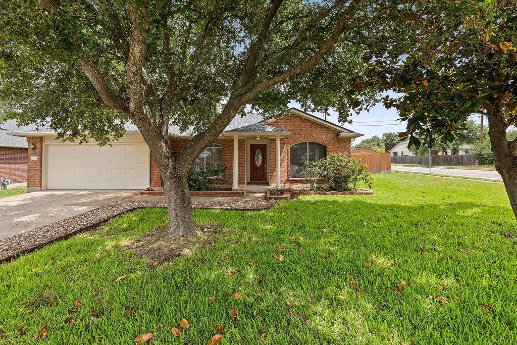 A classic brick exterior offers enduring appeal w
