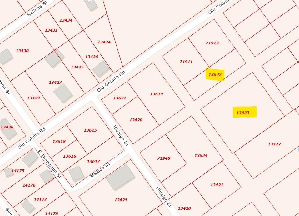 Plat Map. Illustrating property divisions and str