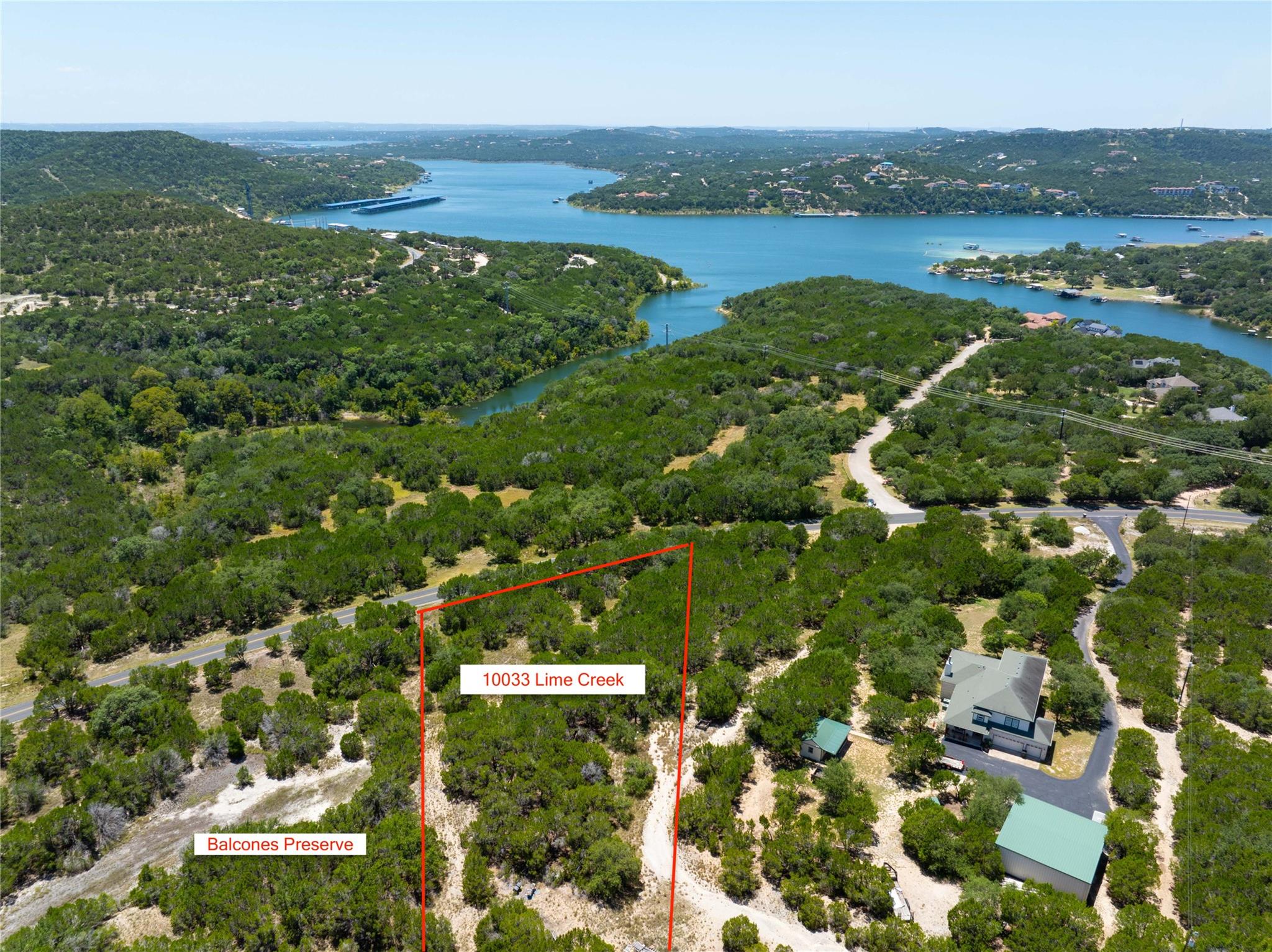 A prime building site in Balcones Preserve offers