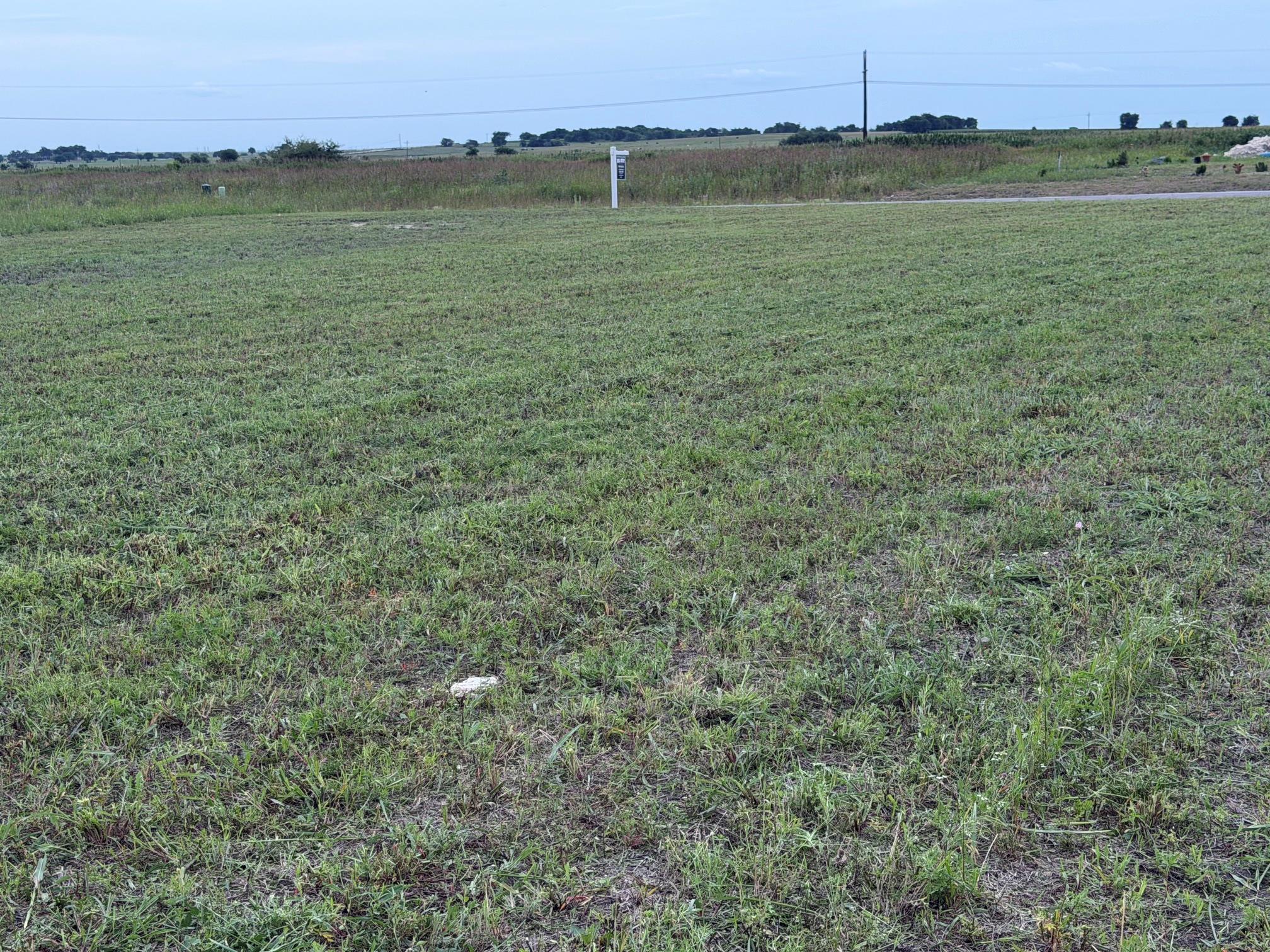 A generous level lot awaits your dream home with 