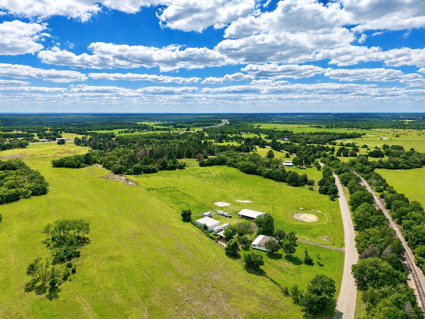 Expansive rural property featuring a primary resi