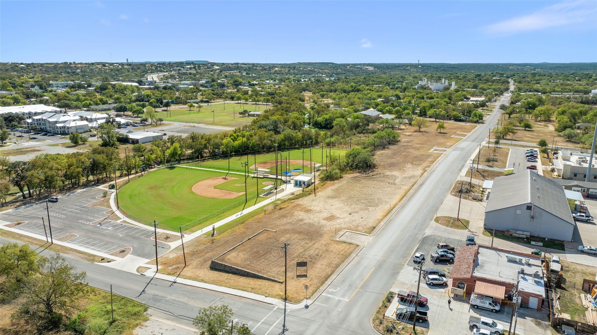 Expansive land parcel featuring direct road front
