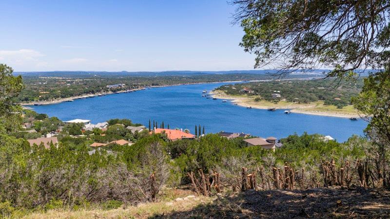 Expansive water frontage showcasing multiple wate