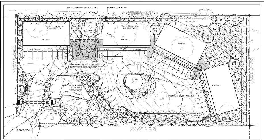 Site Plan. Illustrating the property's layout, ex