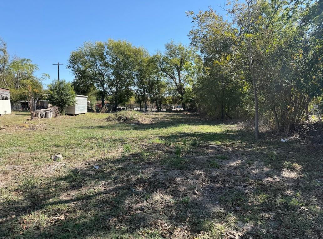 Open lot featuring established trees along the pe