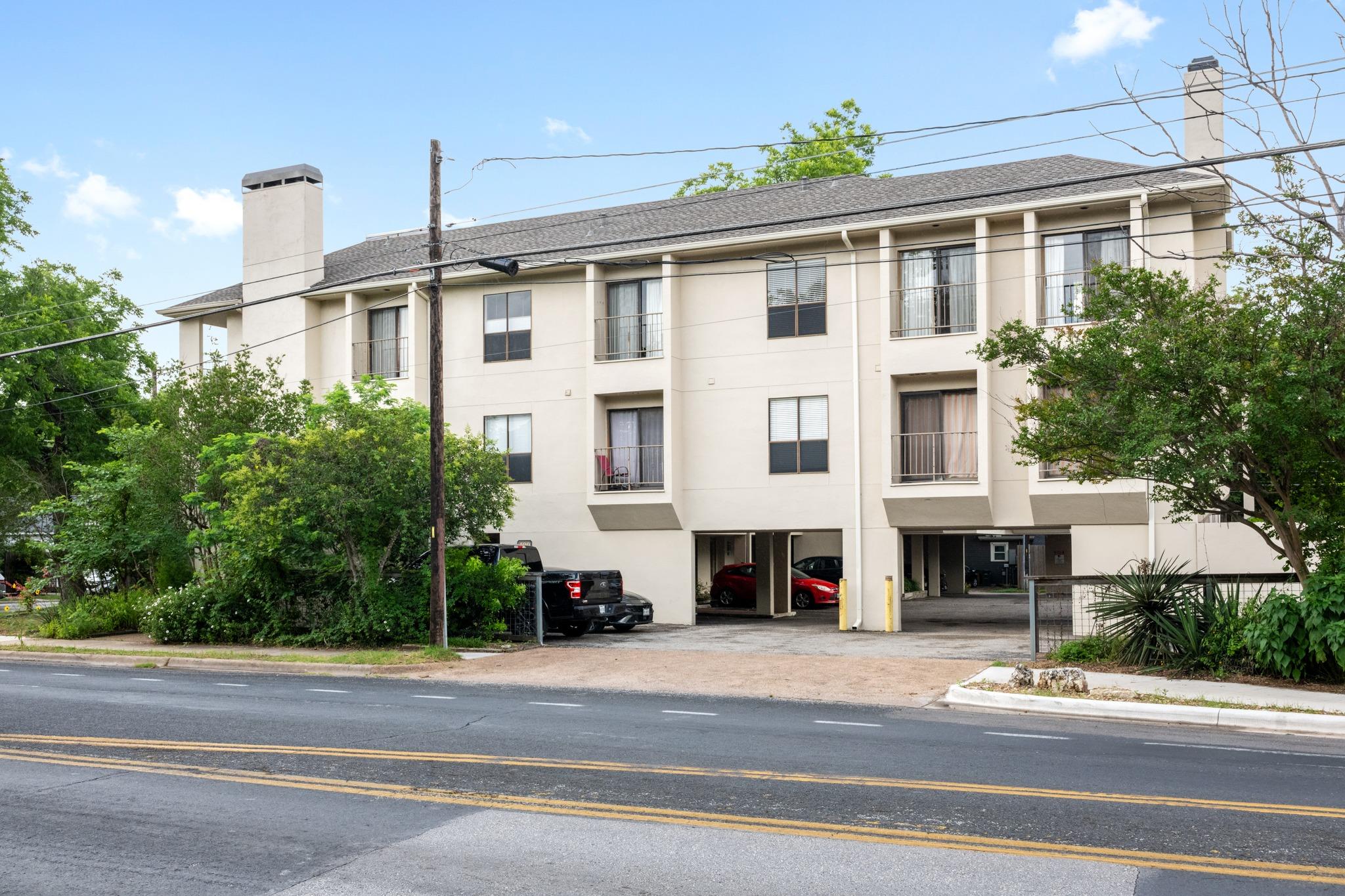 Multi-level living with covered parking, offering