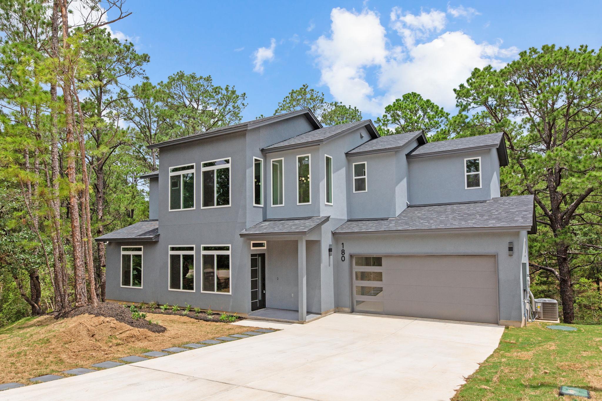 Modern architecture with abundant natural light a