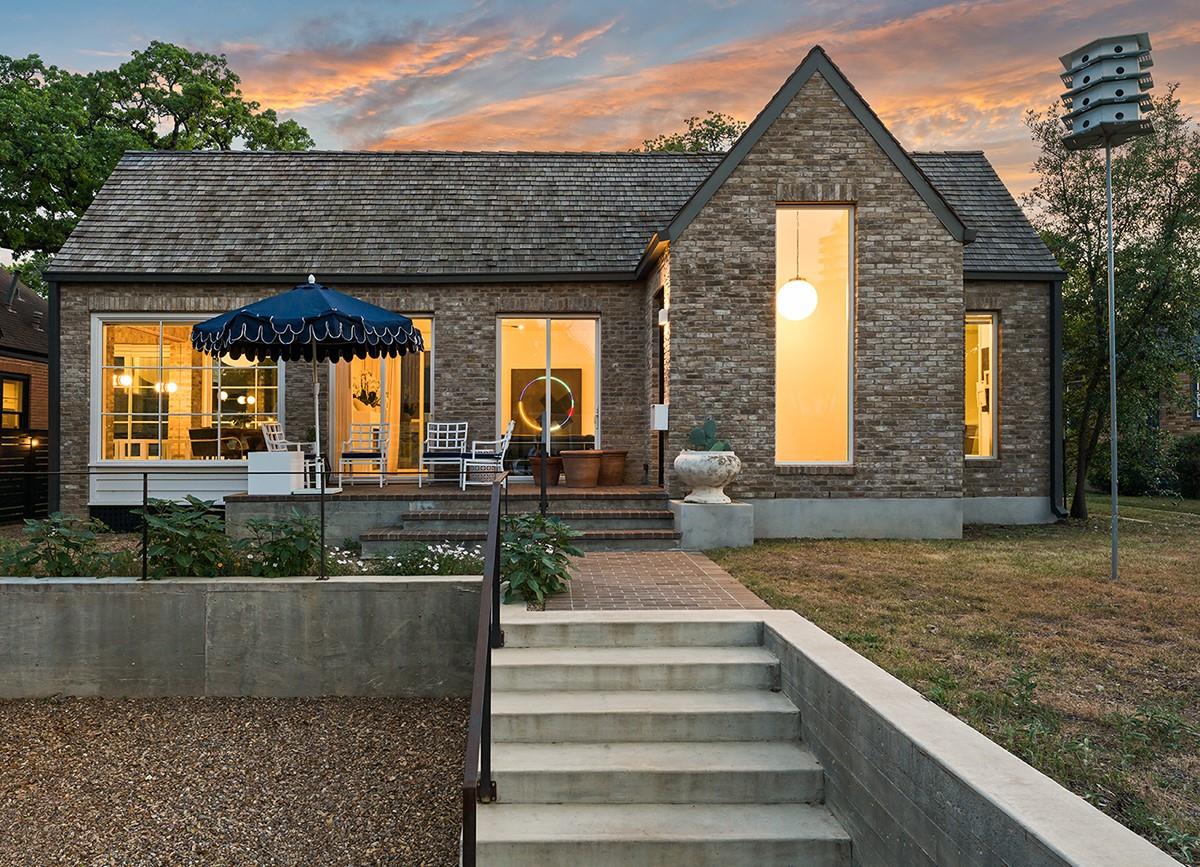 Timeless brick architecture meets modern design, 