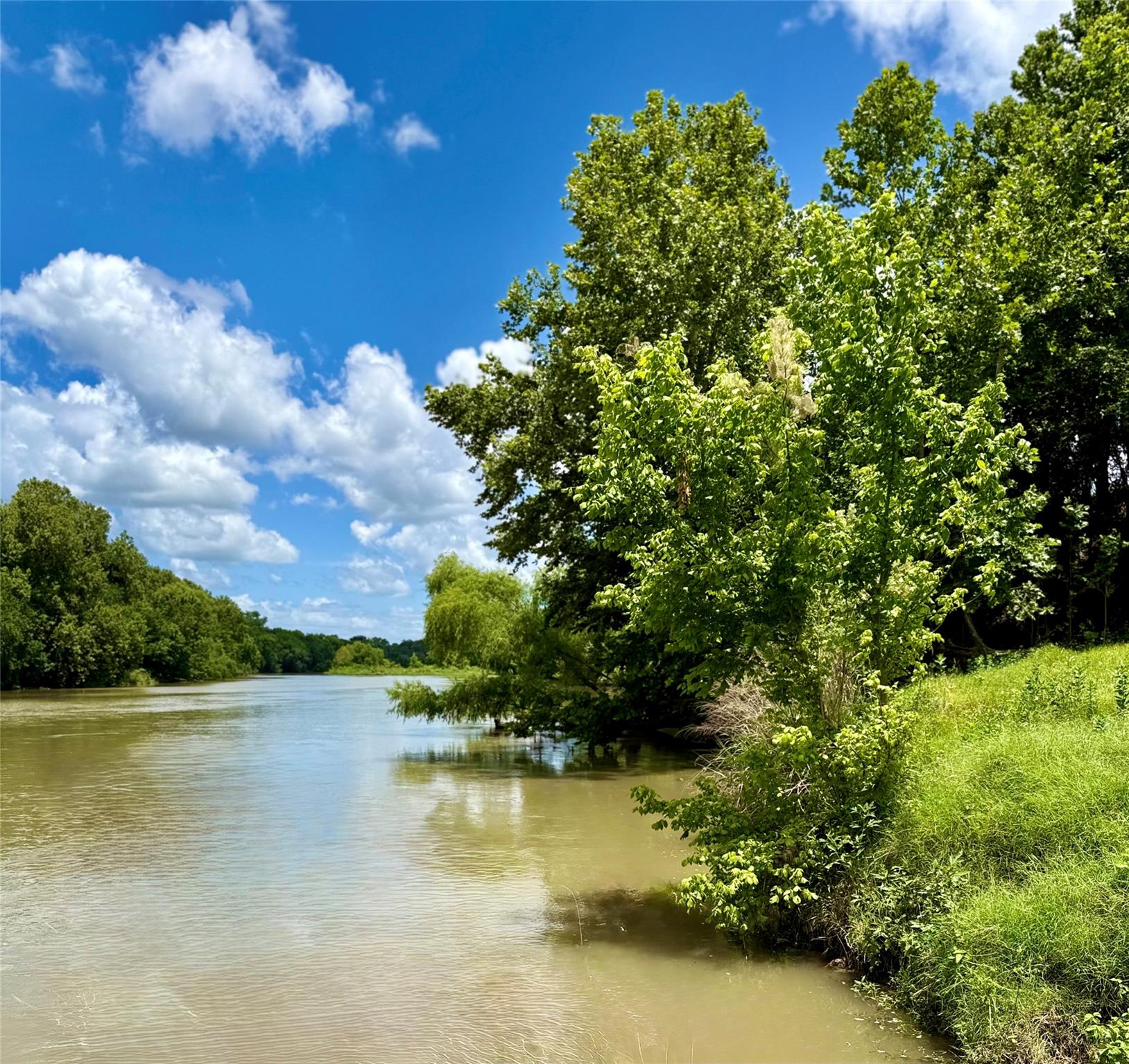 Embrace peaceful river views surrounded by lush g