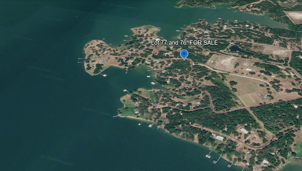 Aerial view highlights prime waterfront lots for 