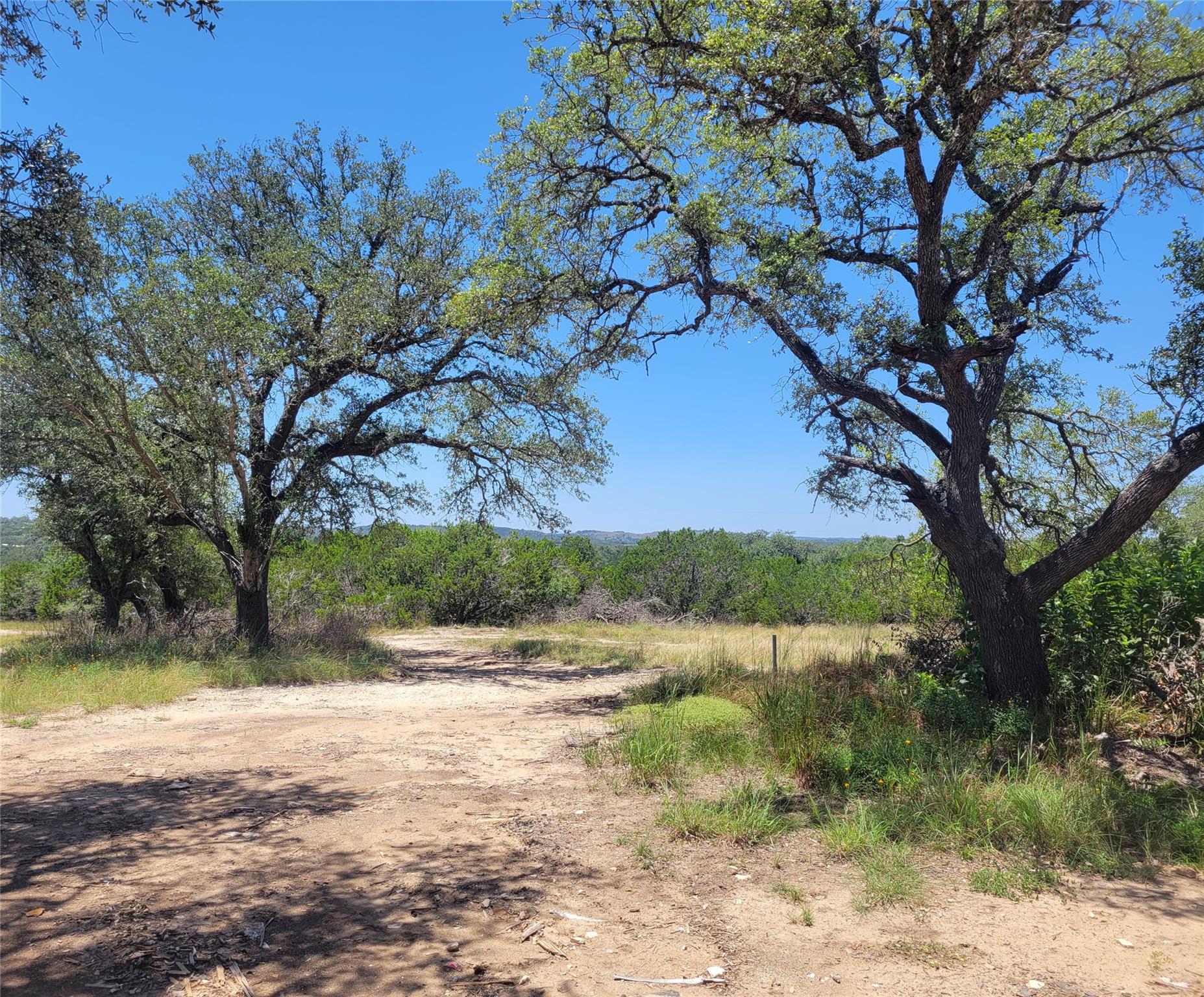 An inviting clearing offers sweeping views of the