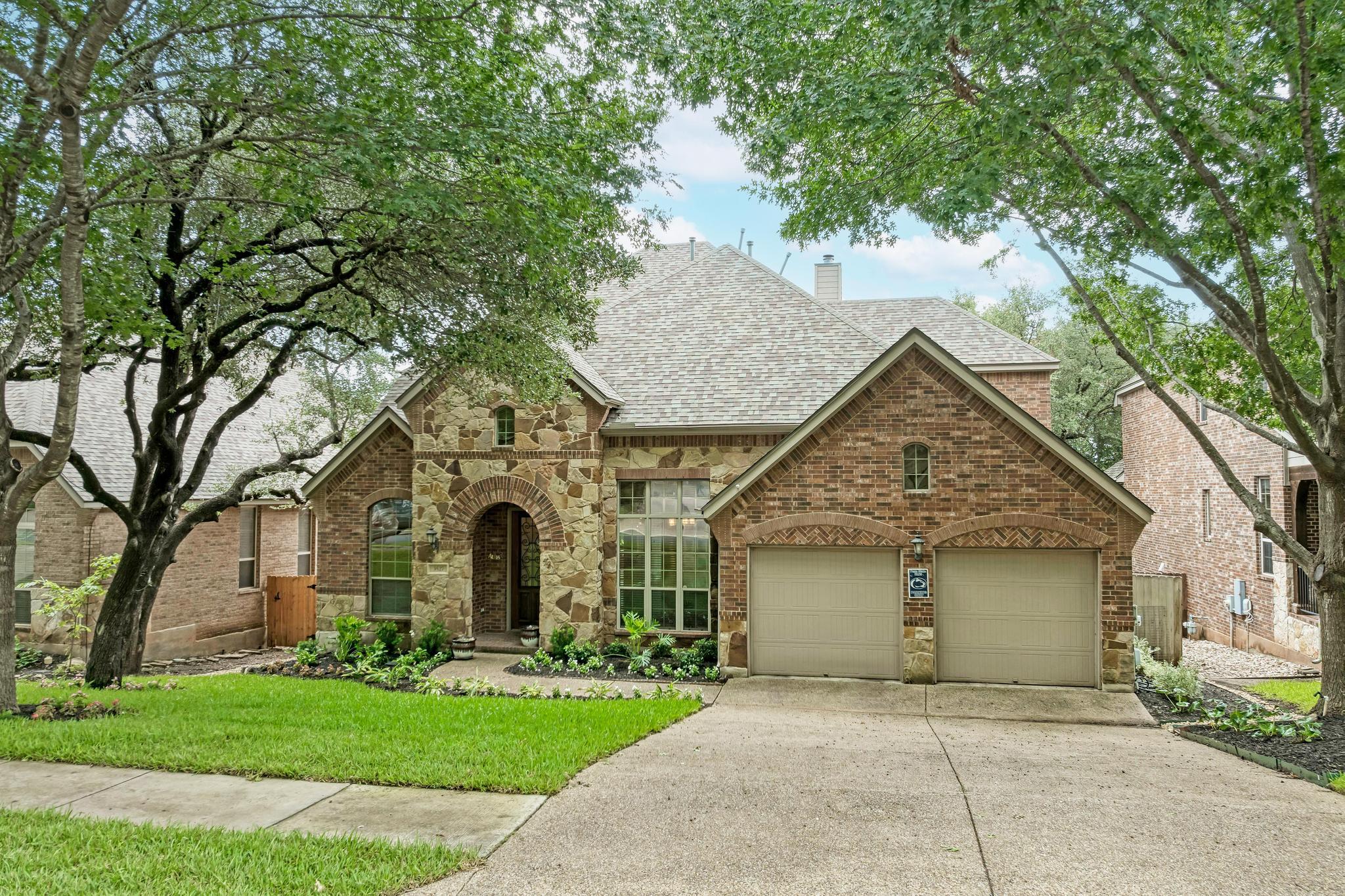 A classic brick and stone facade welcomes you to 