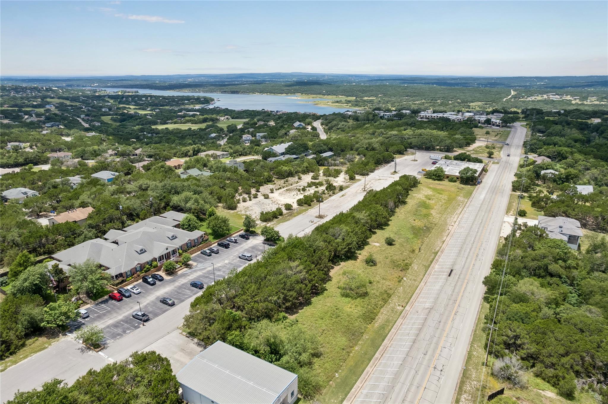 A tranquil lake view from a prime, elevated lot o