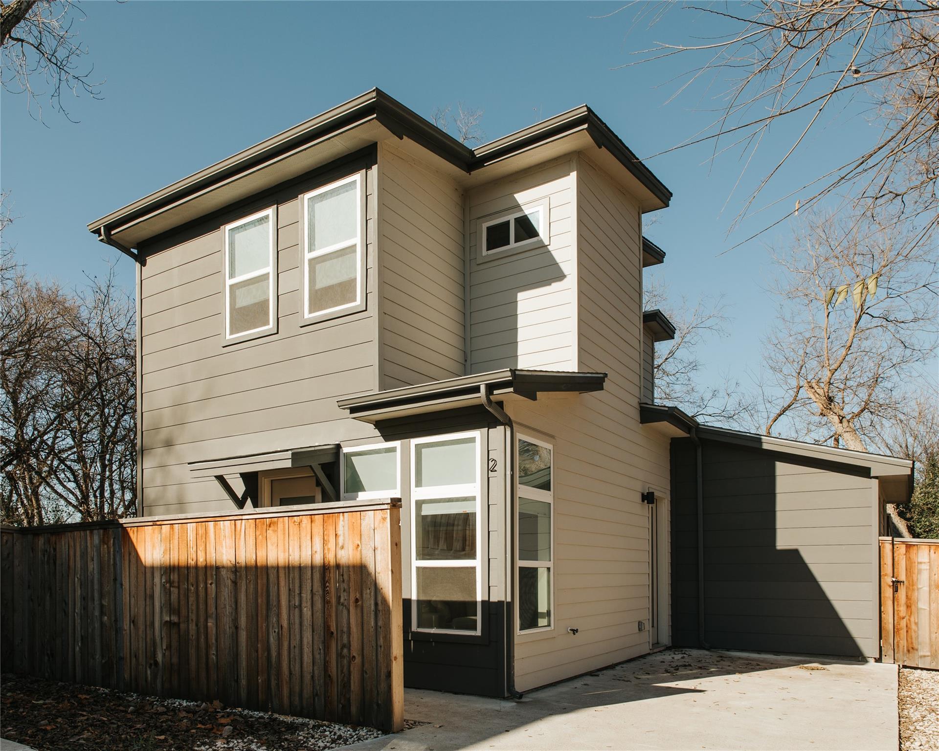 Modern architecture with clean lines and contrast