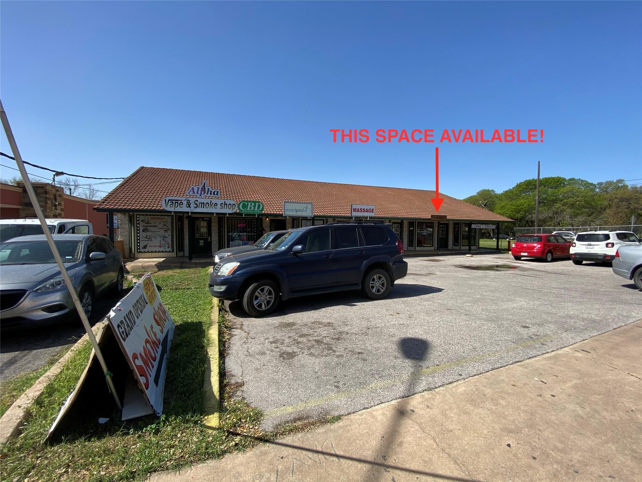 A well-positioned commercial retail strip centers