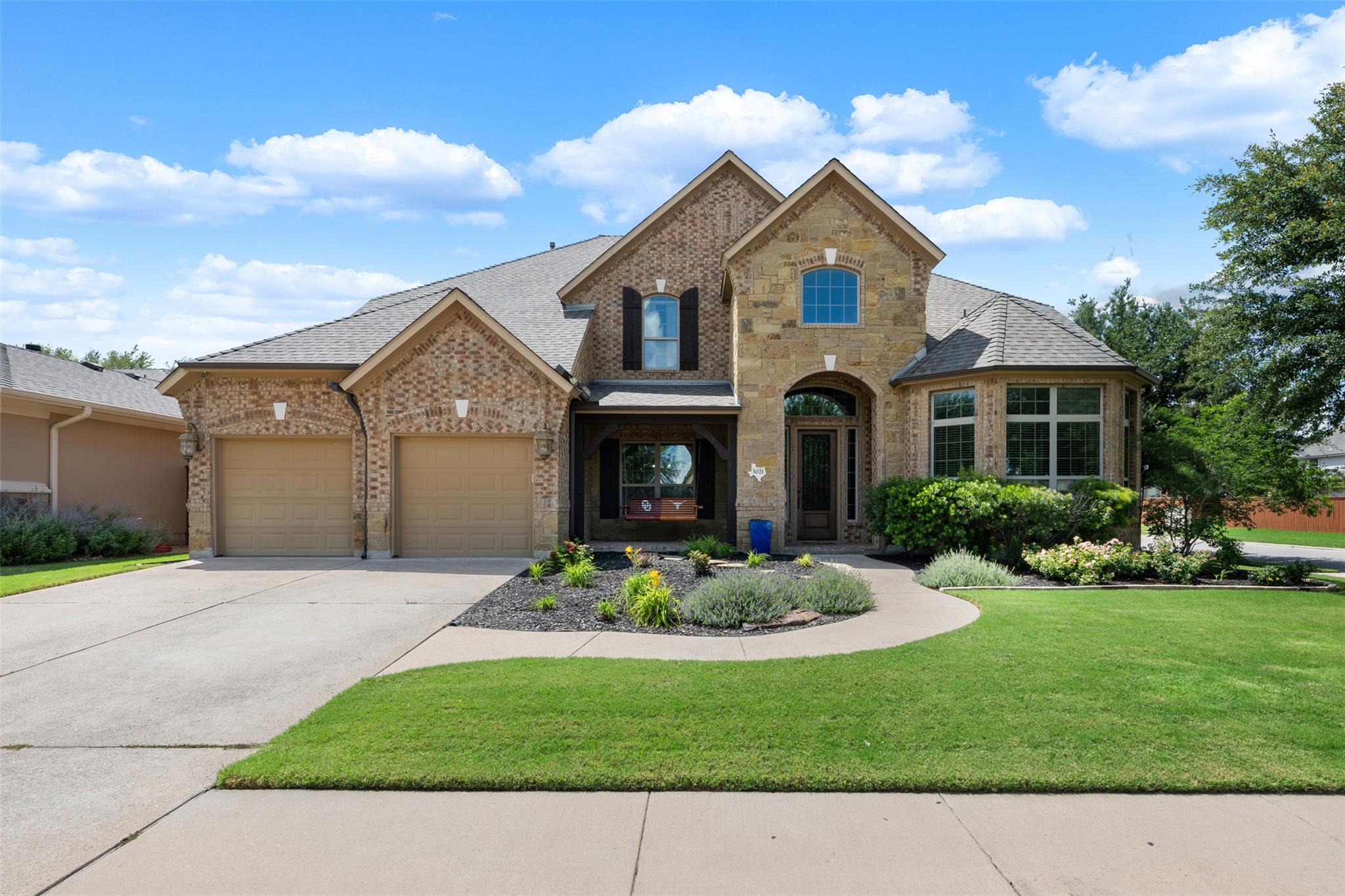A classic brick and stone facade welcomes you to 