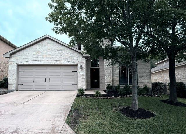 A classic brick exterior, inviting entry, and wel