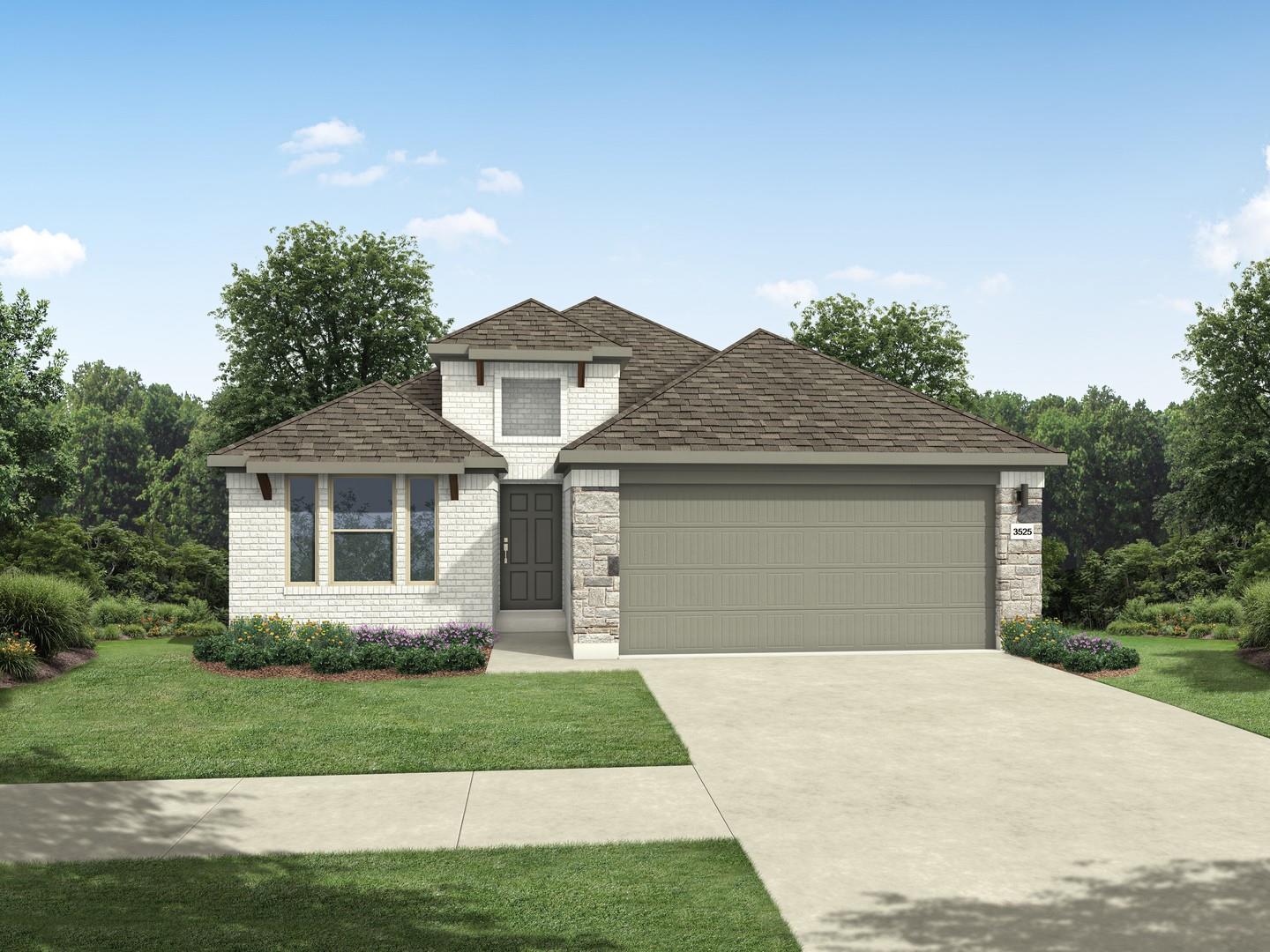 A classic brick and stone facade welcomes you to 