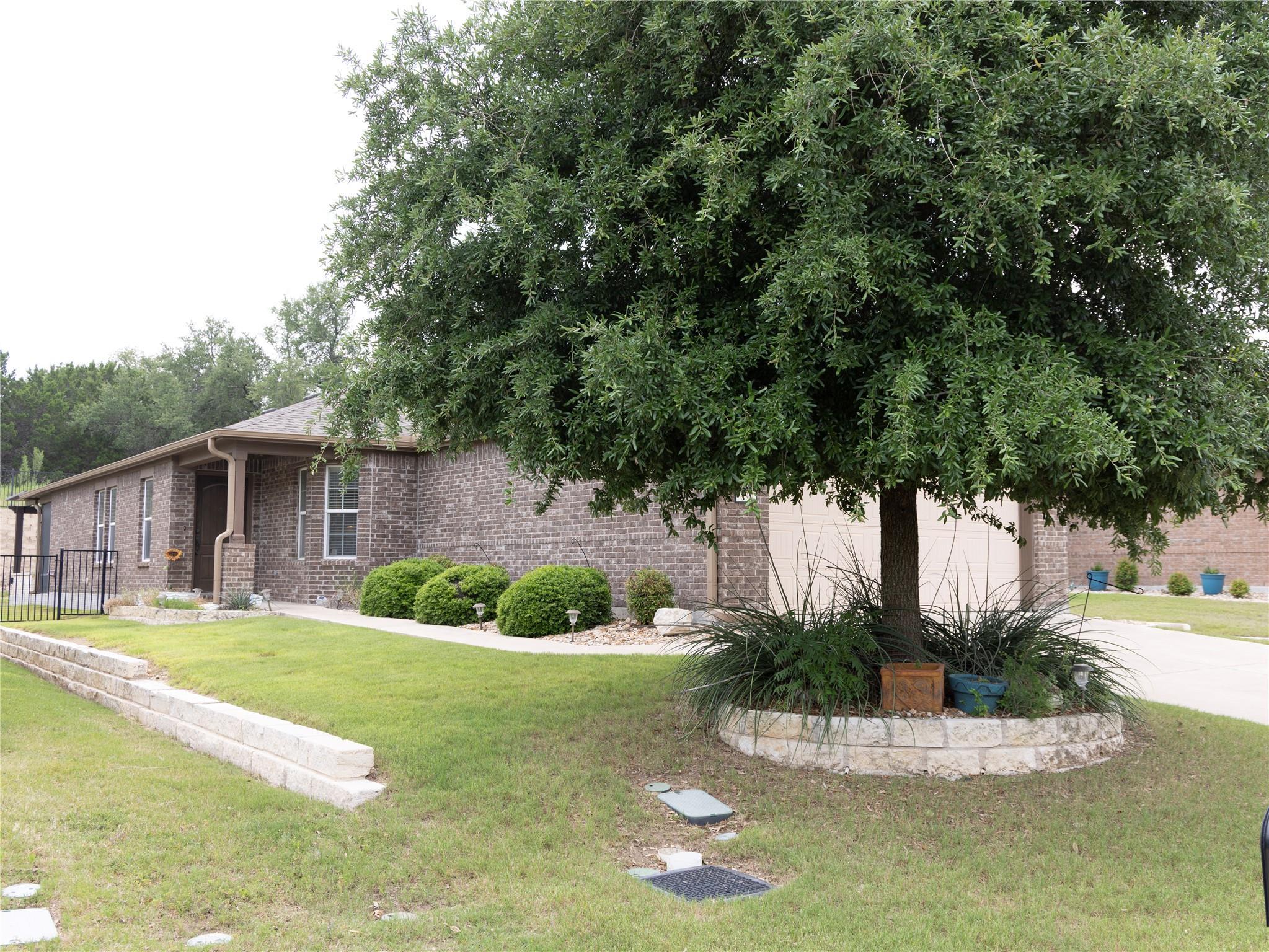 A classic brick exterior offers enduring appeal w