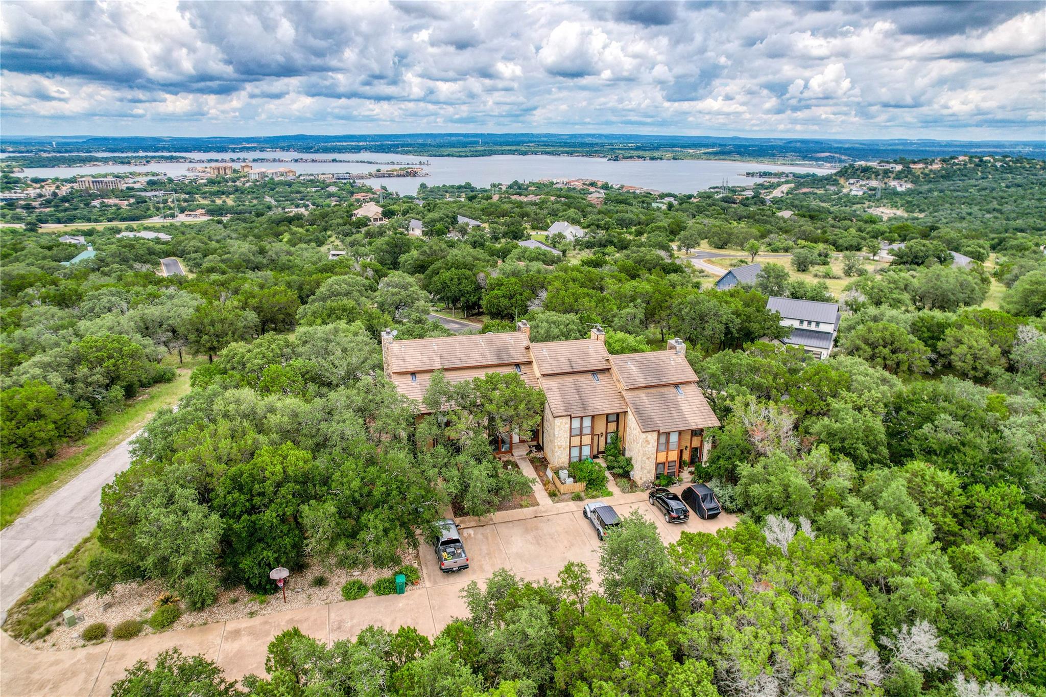 Perched on a hill, this dwelling offers expansive