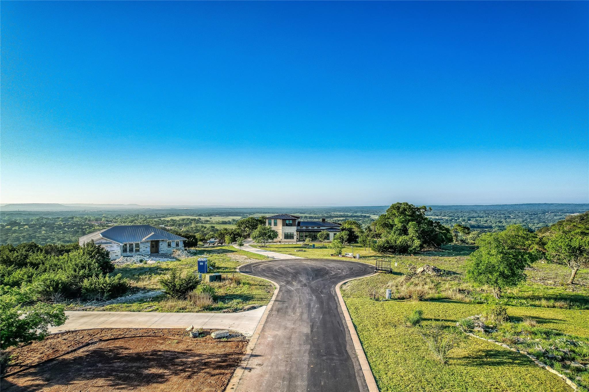 Panoramic views of rolling hills from this expans