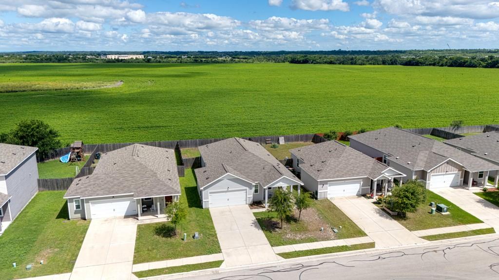 Rows of single-family residences offer clear view