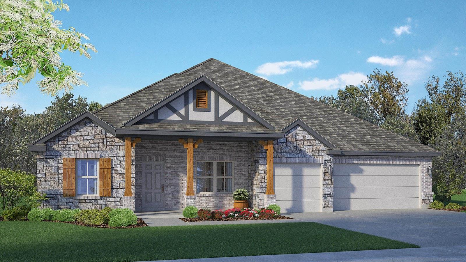 Crafted with durable stone and brick, this inviti