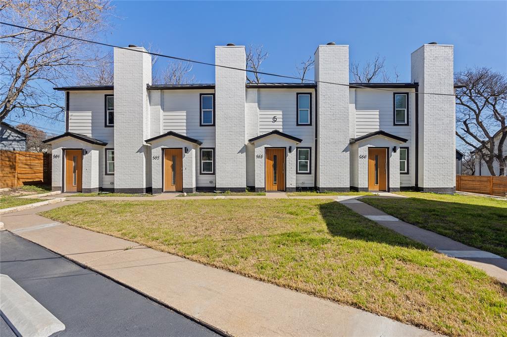 Clean lines define this multi-unit dwelling with 
