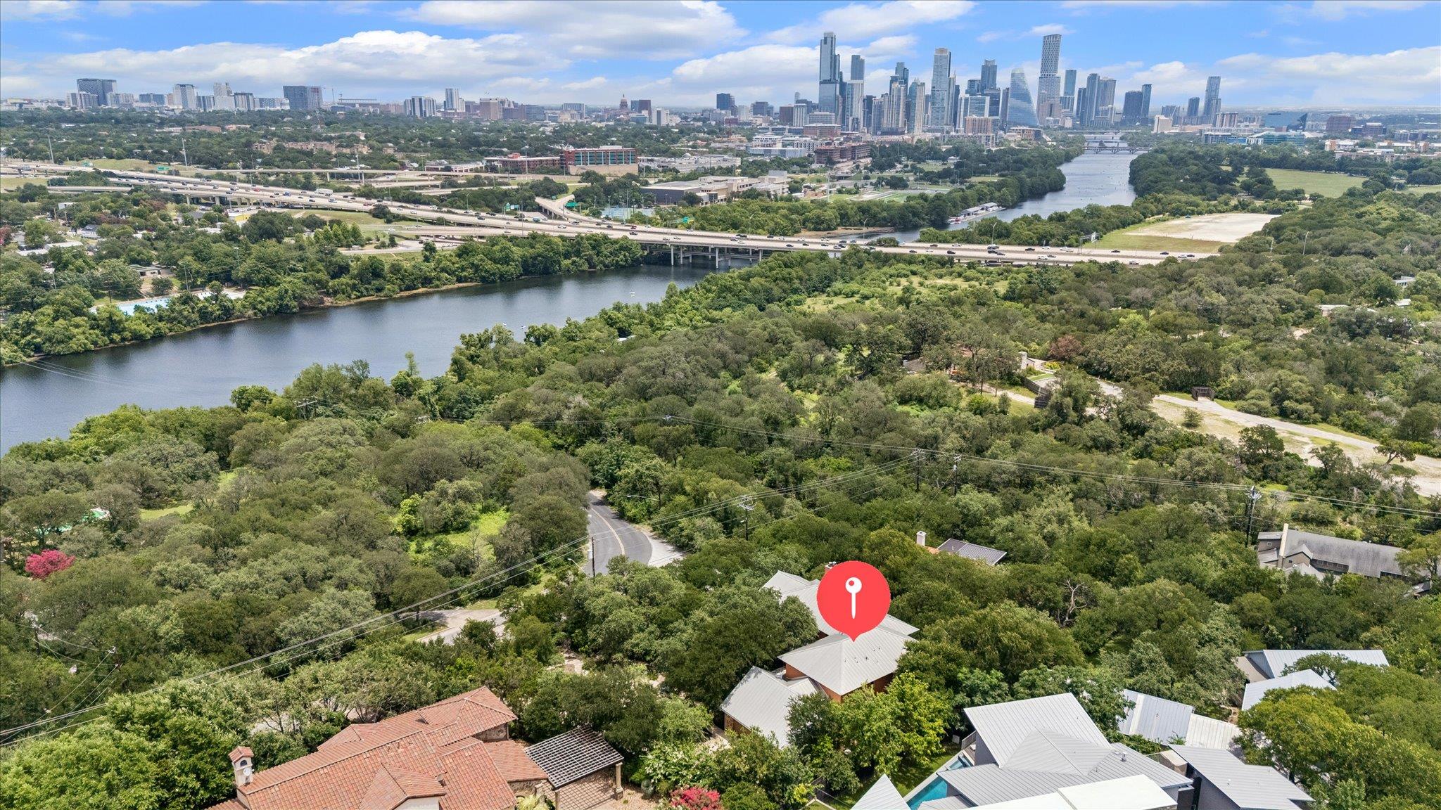 Discover expansive views of the city skyline, riv
