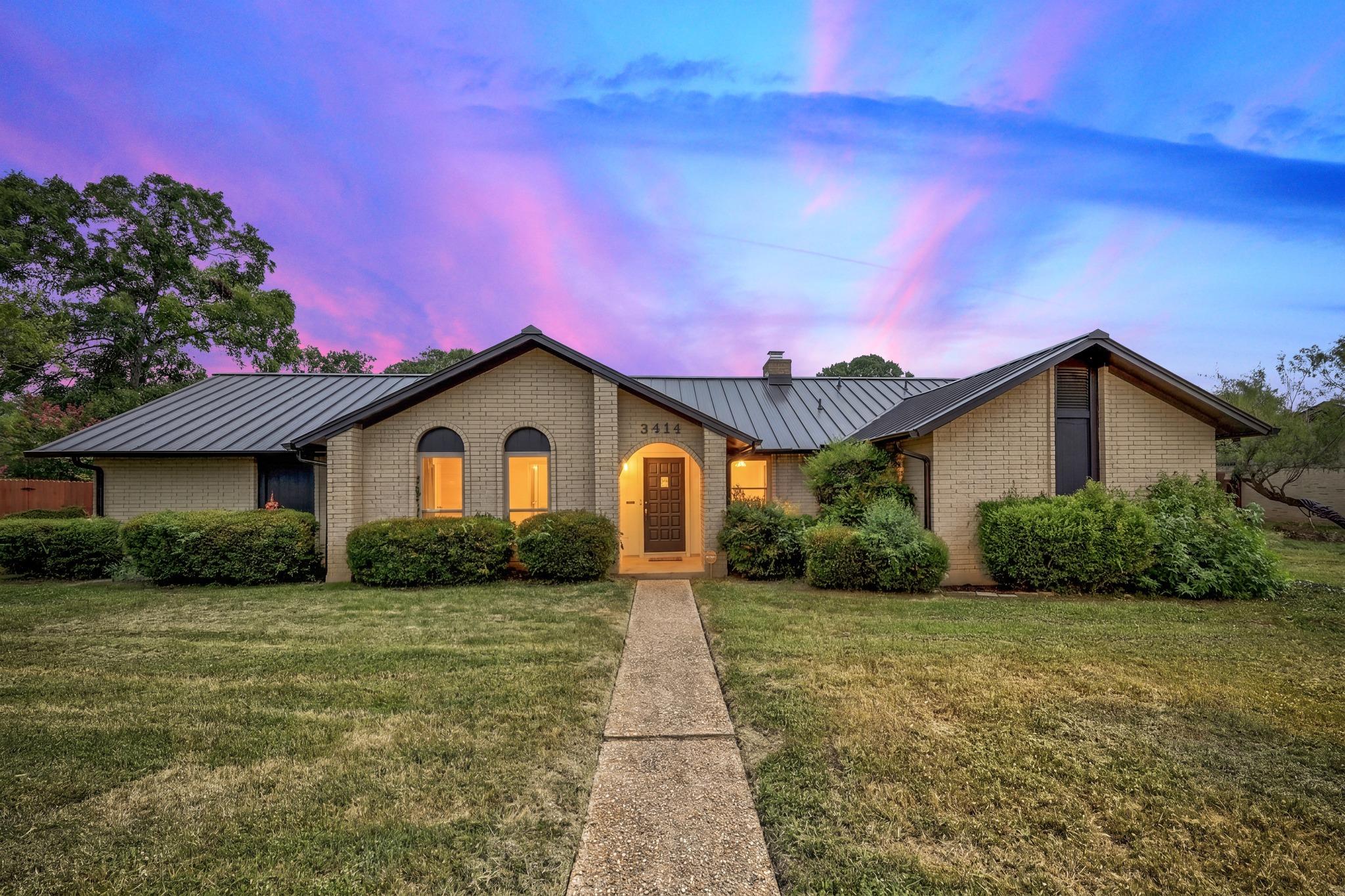 A classic brick exterior offers timeless appeal a