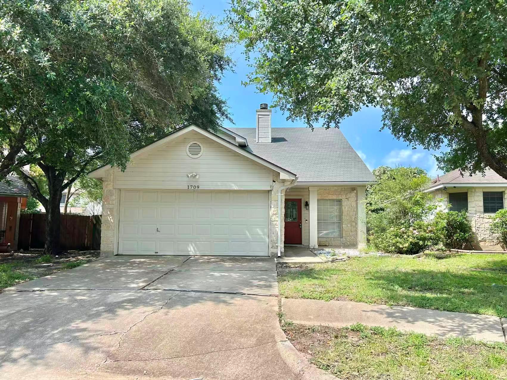 A charming single-family home with a welcoming re