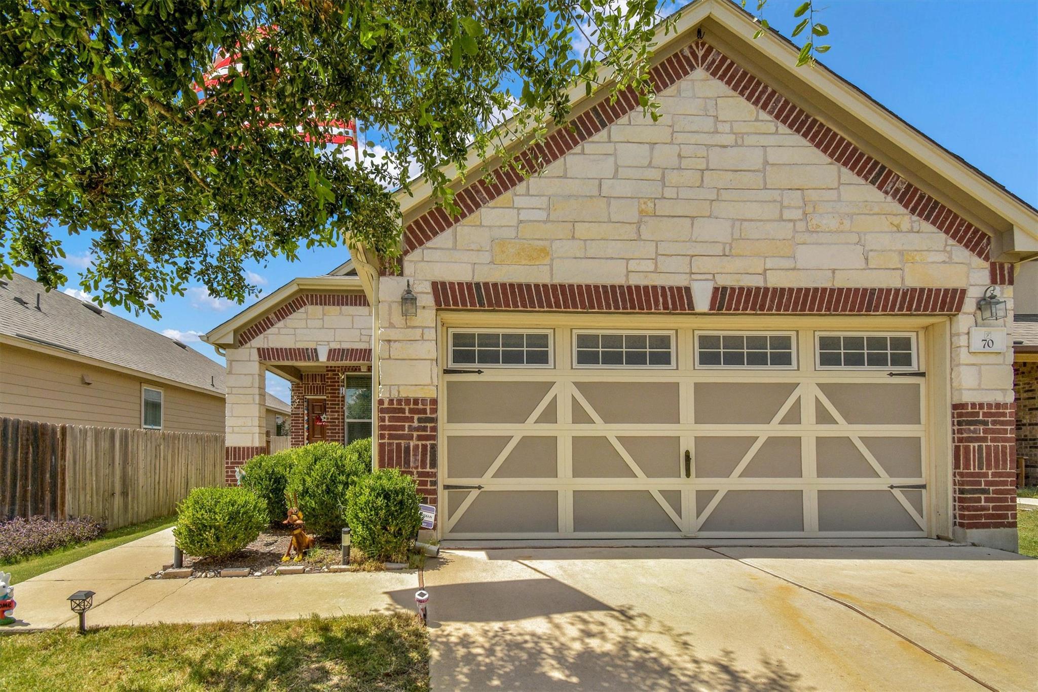 A classic brick and stone facade welcomes you to 