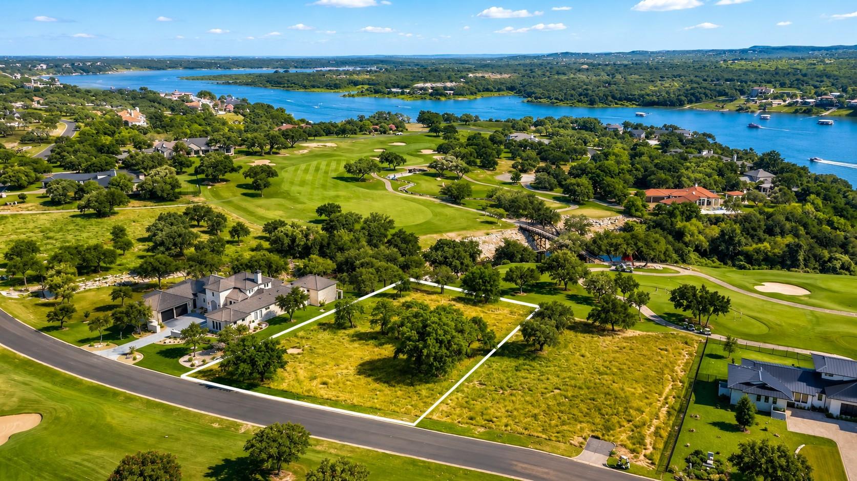 Premium golf course lot with tranquil waterfront 