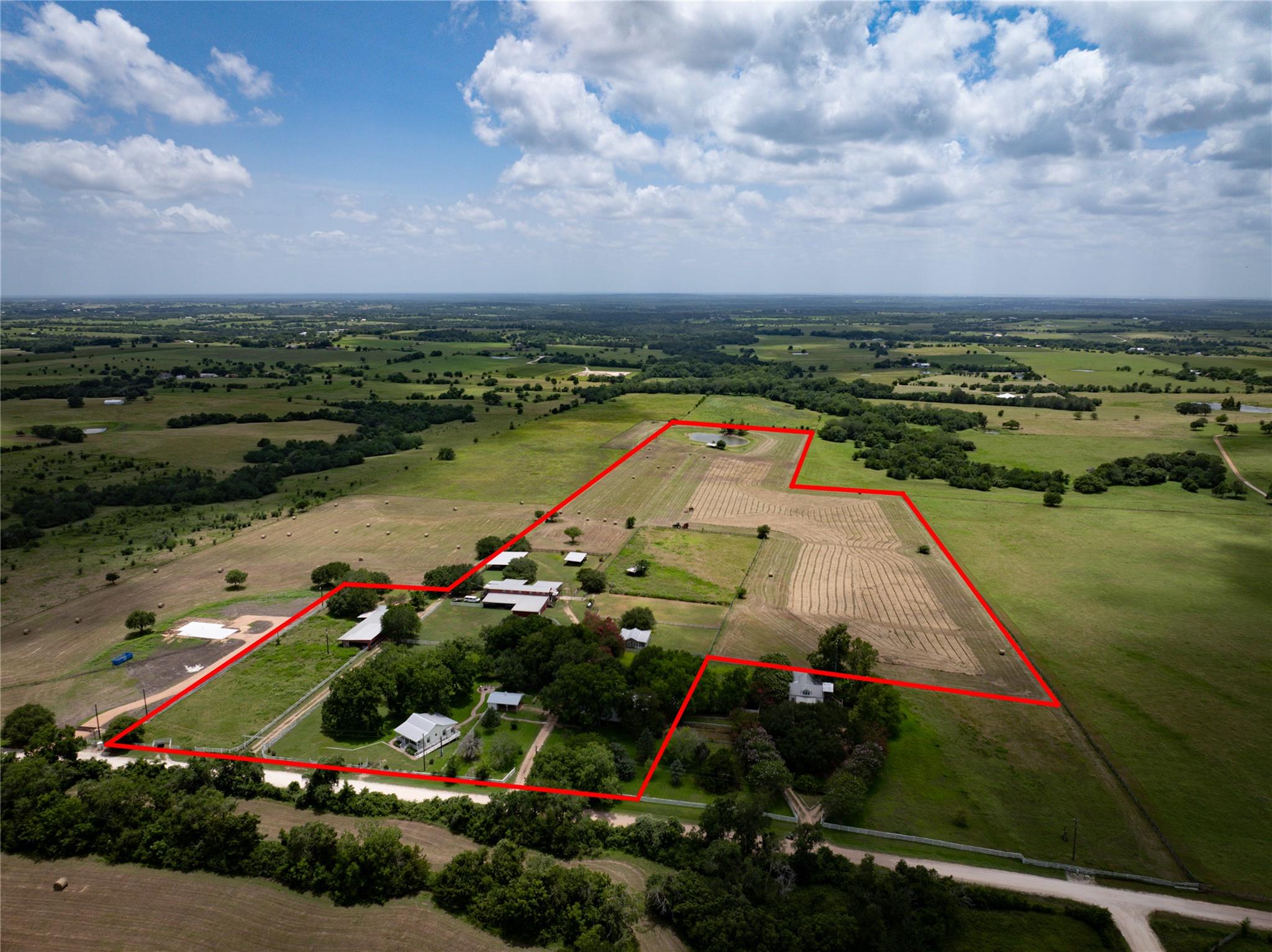 Sprawling acreage offers a secluded rural retreat
