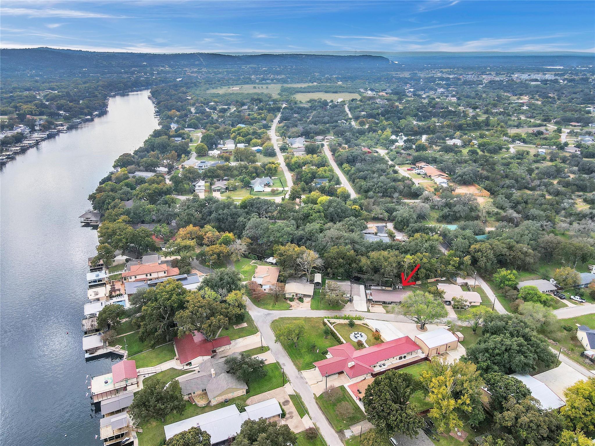 Overlooking the tranquil river, this property off