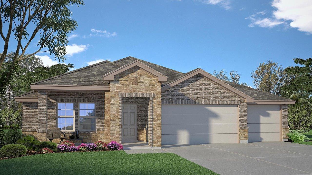 A classic brick and stone facade welcomes you to 