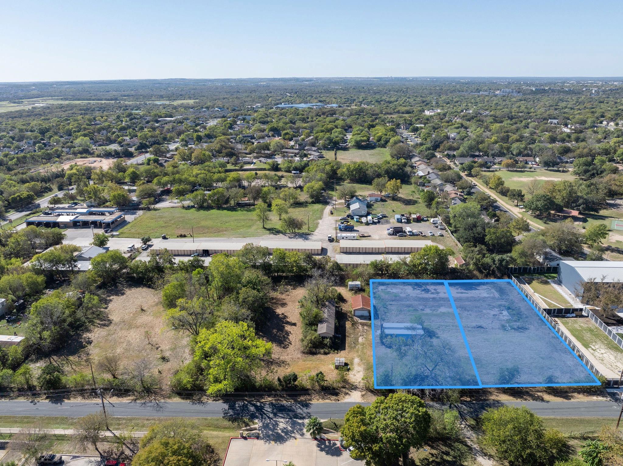 An aerial perspective reveals the expansive, unde