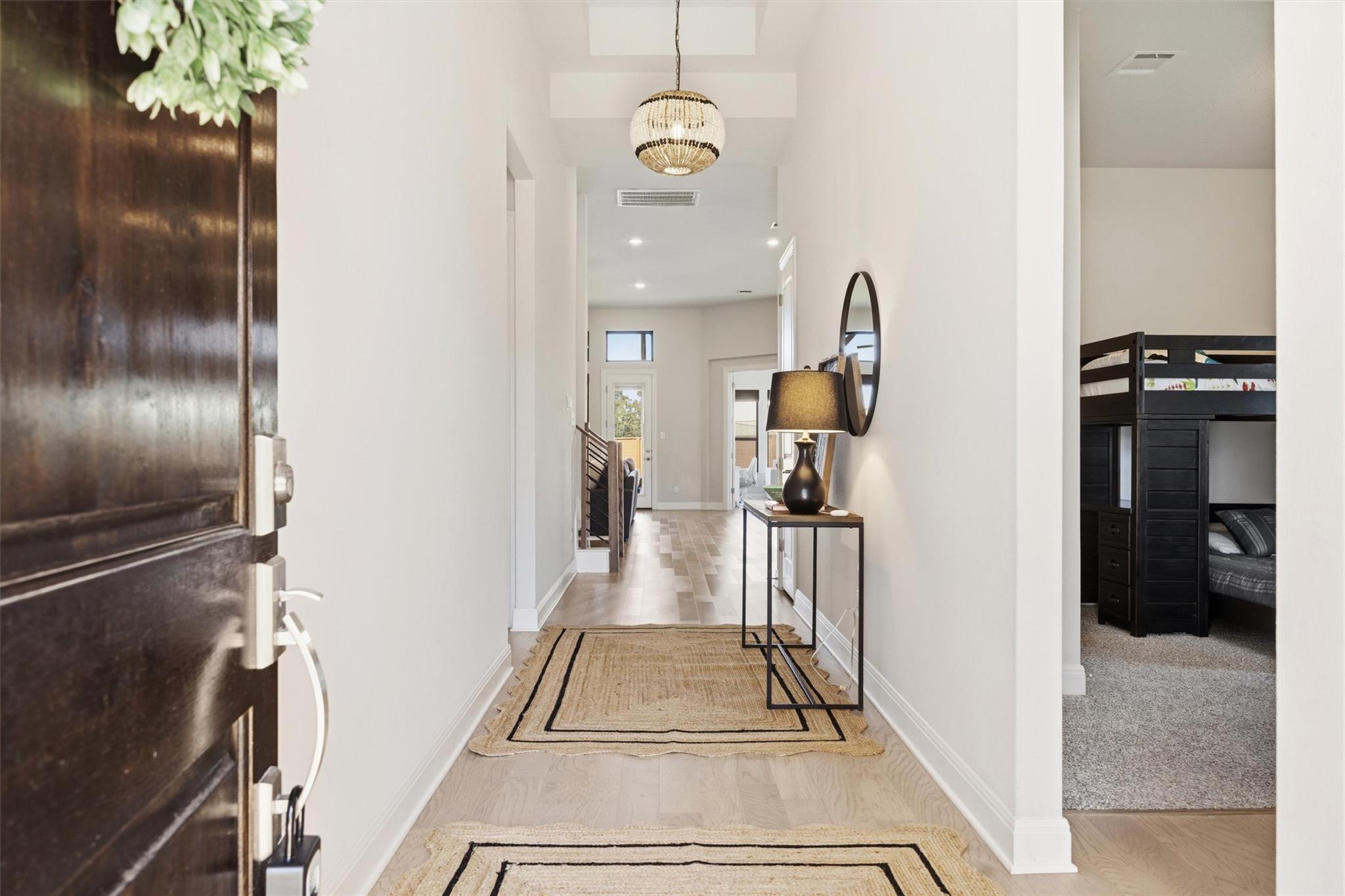 Step into a luminous entryway, revealing a glimps