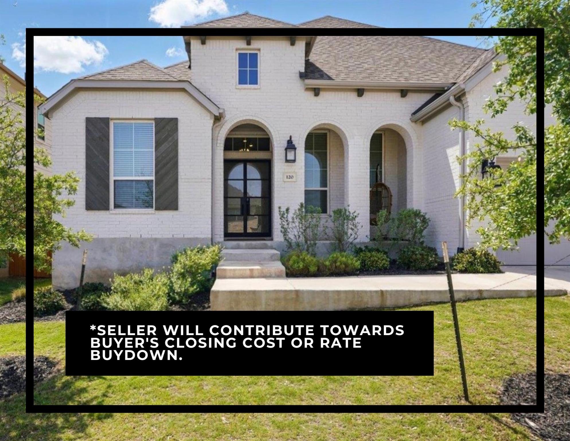 Elegant arched entryways and detailed brick mason