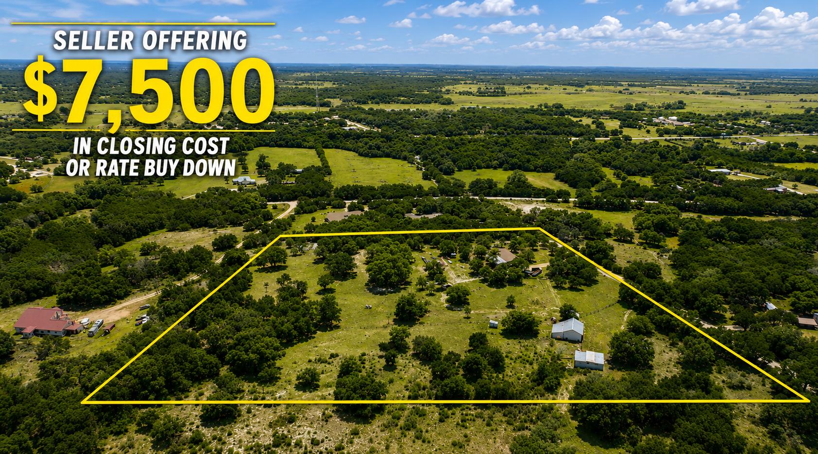 Sprawling acreage provides ample space for develo