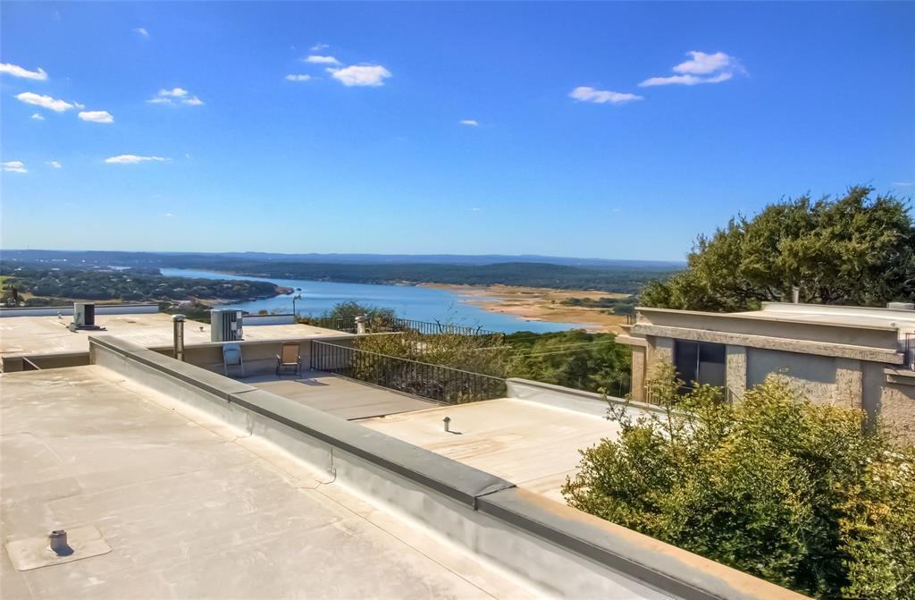 A sprawling outdoor terrace provides unparalleled