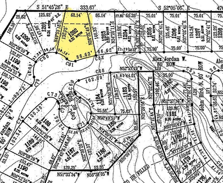 A detailed plat map outlines lot dimensions and p